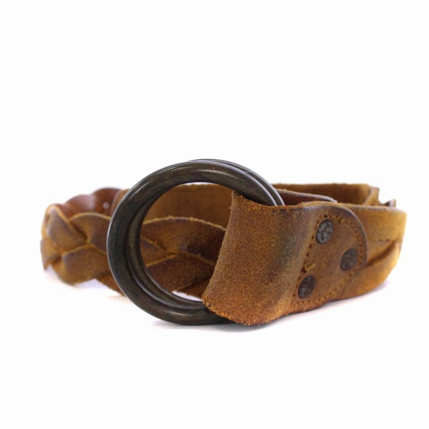 ★RRL★ダブルアールエル★メッシュベルト★BROWN★made in USA ☆RRL☆ダブルアールエル☆メッシュベルト☆BROWN☆made in USA