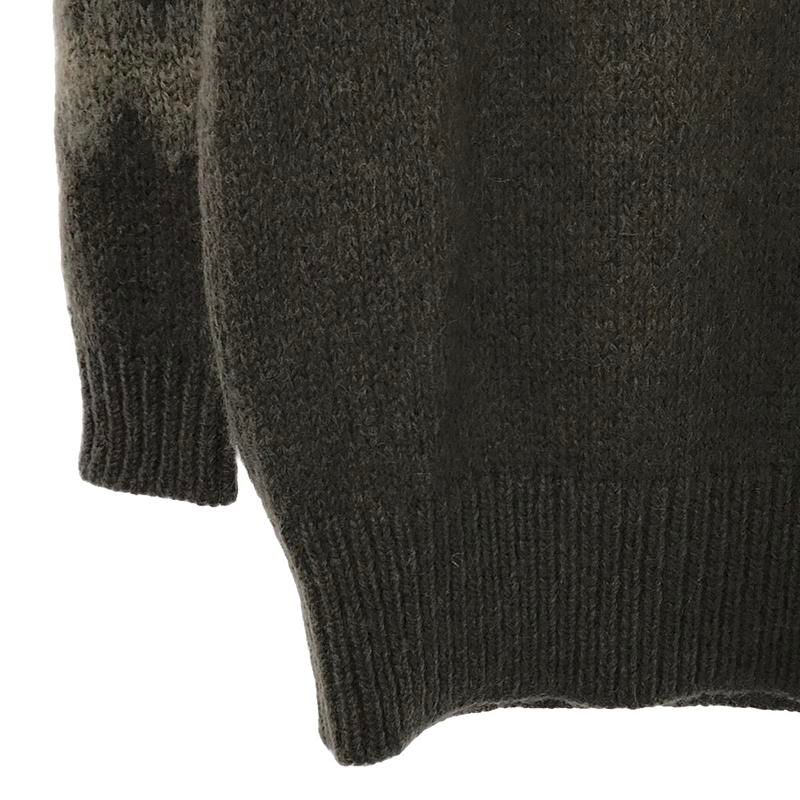 BATONER / バトナー | 2022AW | モヘヤノルディック ハイネックニット | 1 | グレー系 | メンズ BATONER / バトナー | 2022AW | モヘヤノルディック ハイネックニット