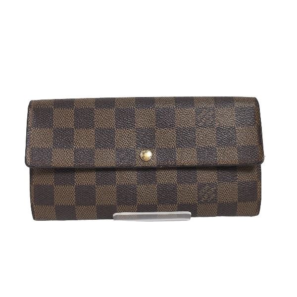 LOUIS VUITTONダミエ ポルトフォイユ サラ 長財布 N61734 楽天市場】【財布】LOUIS VUITTON ルイ ヴィトン ダミエ
