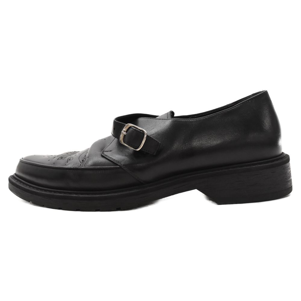 CELINE (セリーヌ) 19AW CREEPERS BUKLE SHOE クリーパーバックルレザーシューズ 190009 851 ブラック