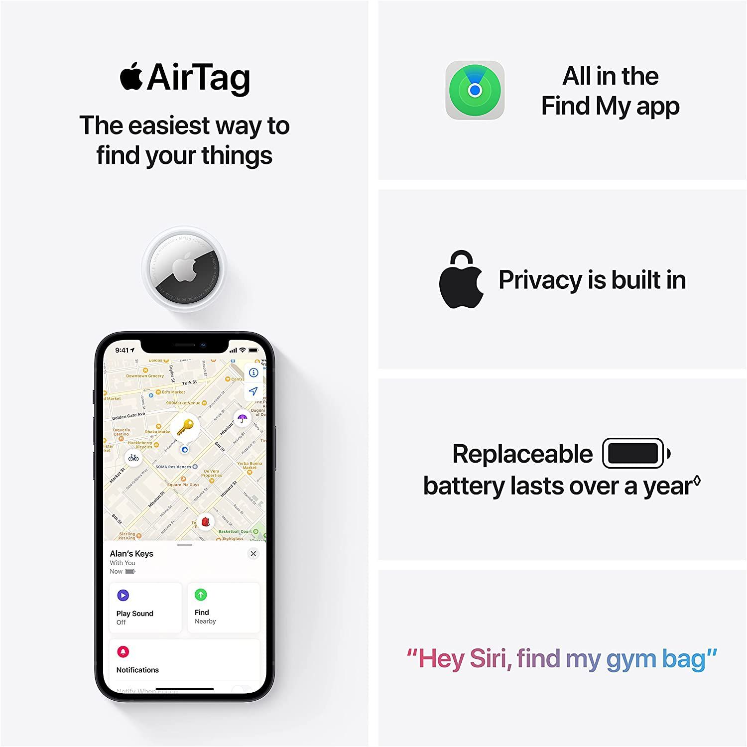 Apple AirTag 4個入り 【新品未開封品】 - メルカリ