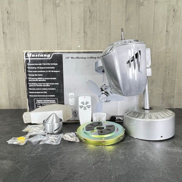 シーリングファン 【未使用品】Tropos Air Mustang 3MT18BA-1M 住宅 