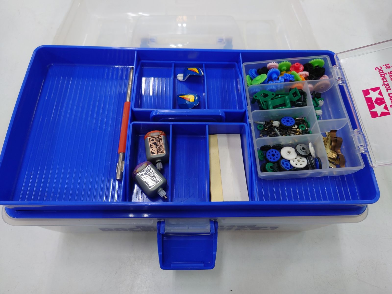 ミニ四駆 パーツ類 収納ボックス まとめ売り タミヤ TAMIYA - メルカリ