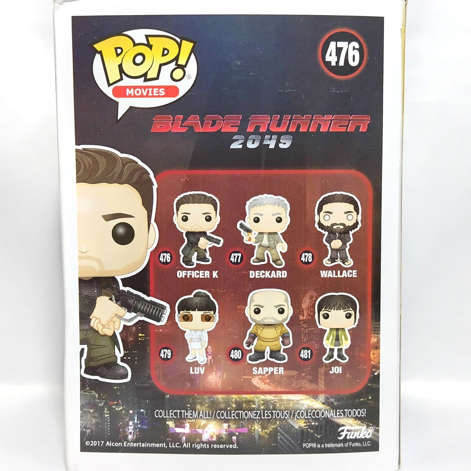 新品 】【 送料無料 】 ファンコ ポップ！ 476 ブレードランナー 2049 