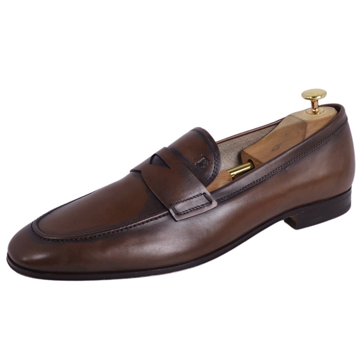 未使用 トッズ TOD´S ローファー コインローファー モカシン レザー シュ