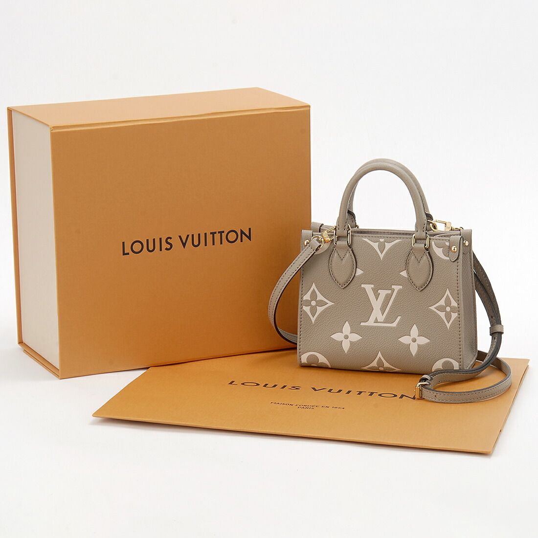 LOUIS VUITTON ルイヴィトン トートバッグ レディース ベージュ 47054 オンザゴーBB