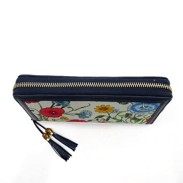 グッチ フローラ バンブータッセル ラウンドファスナー長財布 日本上陸