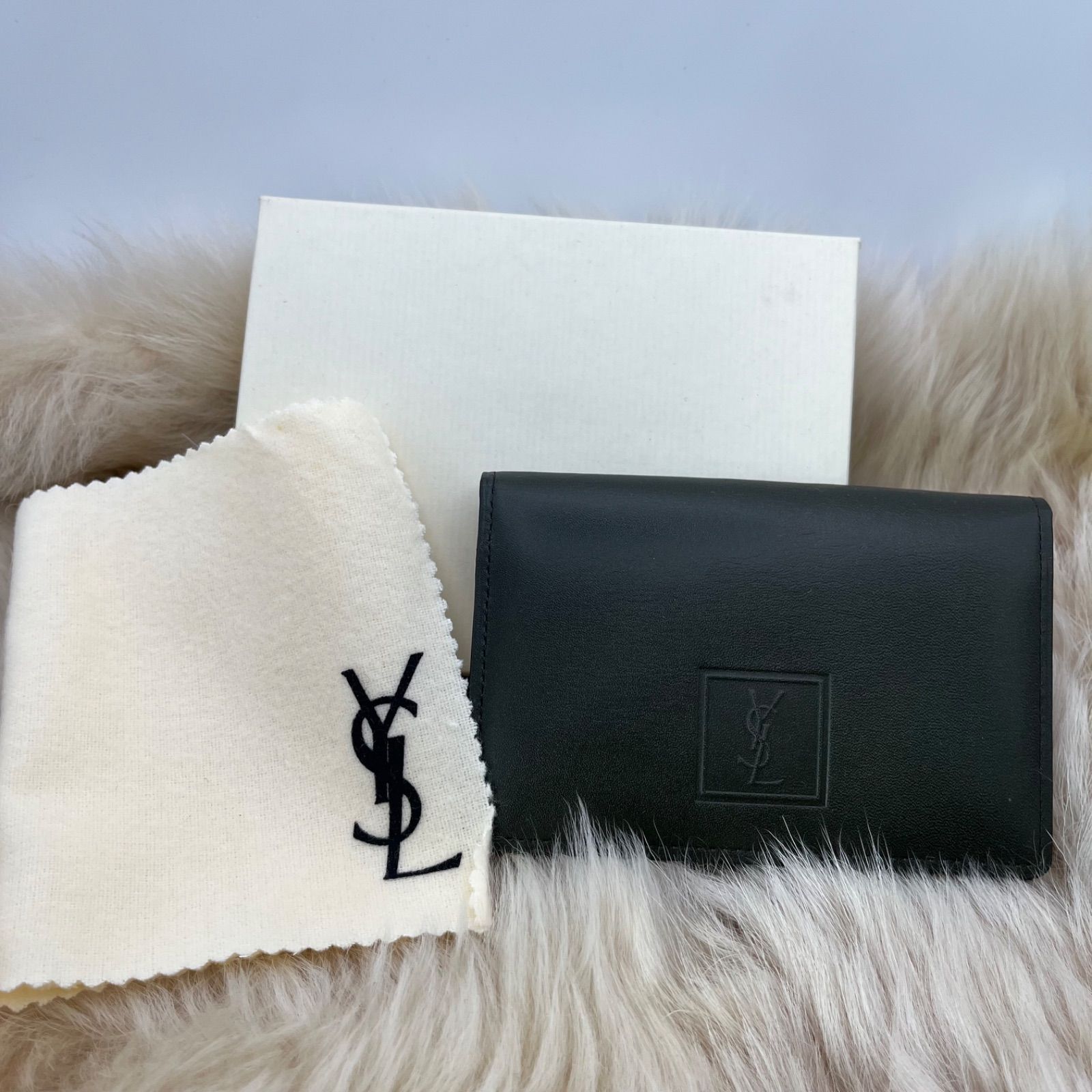 イヴサンローラン YVES SAINT LAURENT YSL 名刺入れ パスケース カードケース