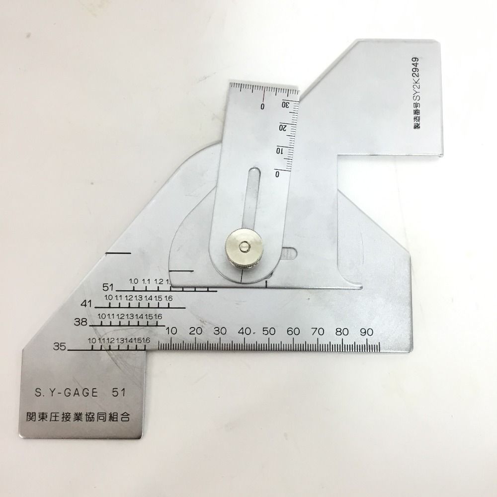 ΘΘ関東圧接業協同組合 鉄筋ガス圧接部測定用SYゲージ ST-GAGE51 - メルカリ