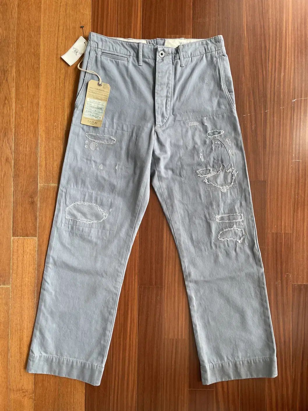 RRL 苦痛です フィールド パンツ スチール 青 29x30