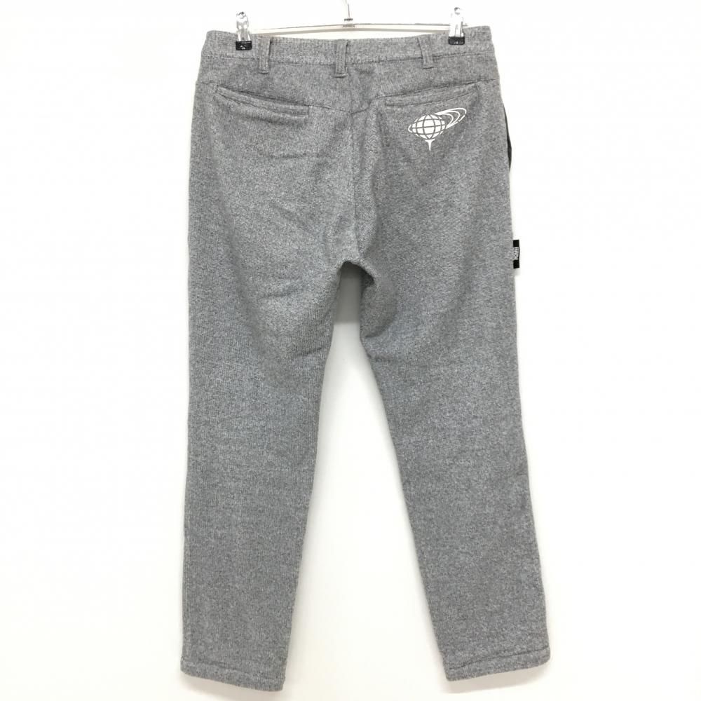 ビームスゴルフ パンツ グレー×ダークグレー 微起毛 ポケット切替 メンズ L ゴルフウェア BEAMS GOLF