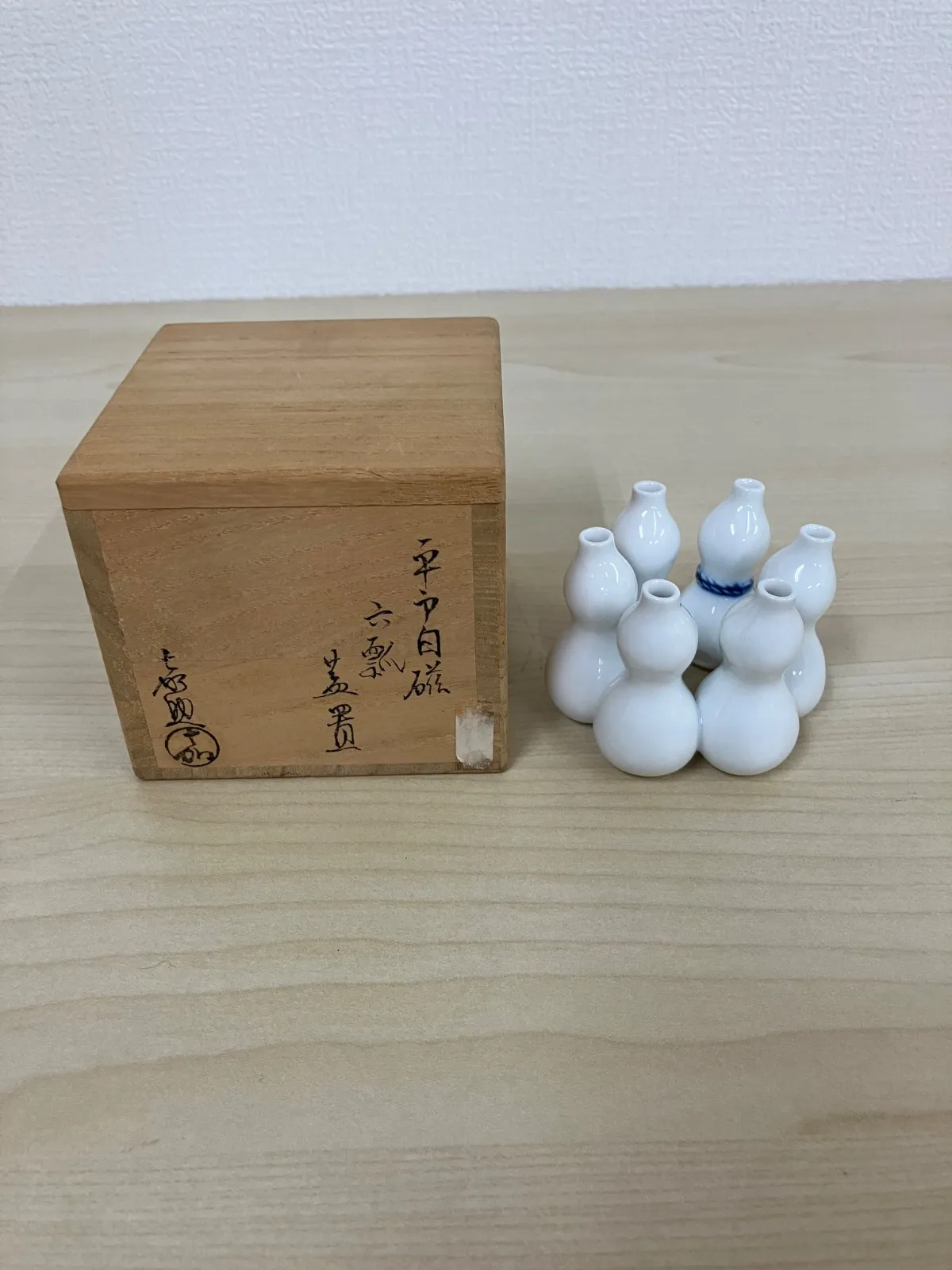 （612）✿特価★十三代横石嘉助★長崎三彩★唐獅子置物★破魔オマケ付き★ 612）✿特価☆十三代横石嘉助☆長崎三彩☆唐獅子置物☆破魔オマケ付き