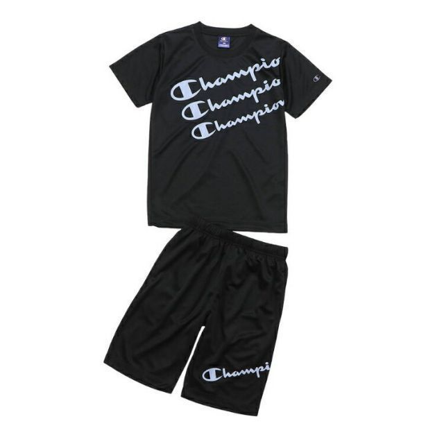 HANES ヘインズ T-SHIRT SUIT ブラック 140サイズ CK-XSW02 90 | スポーツ 運動 服 衣類 ウエア ウェア トップス ショートスリーブ Tシャツ 半袖 着心地 吸水速乾性 メッシュ ポリエステル シンプル 機能