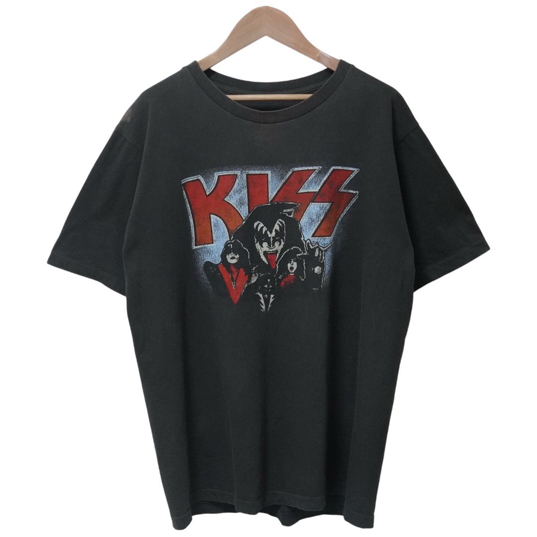 キス Tシャツ L相当 ブラック KISS ロック 90s ブート シングル