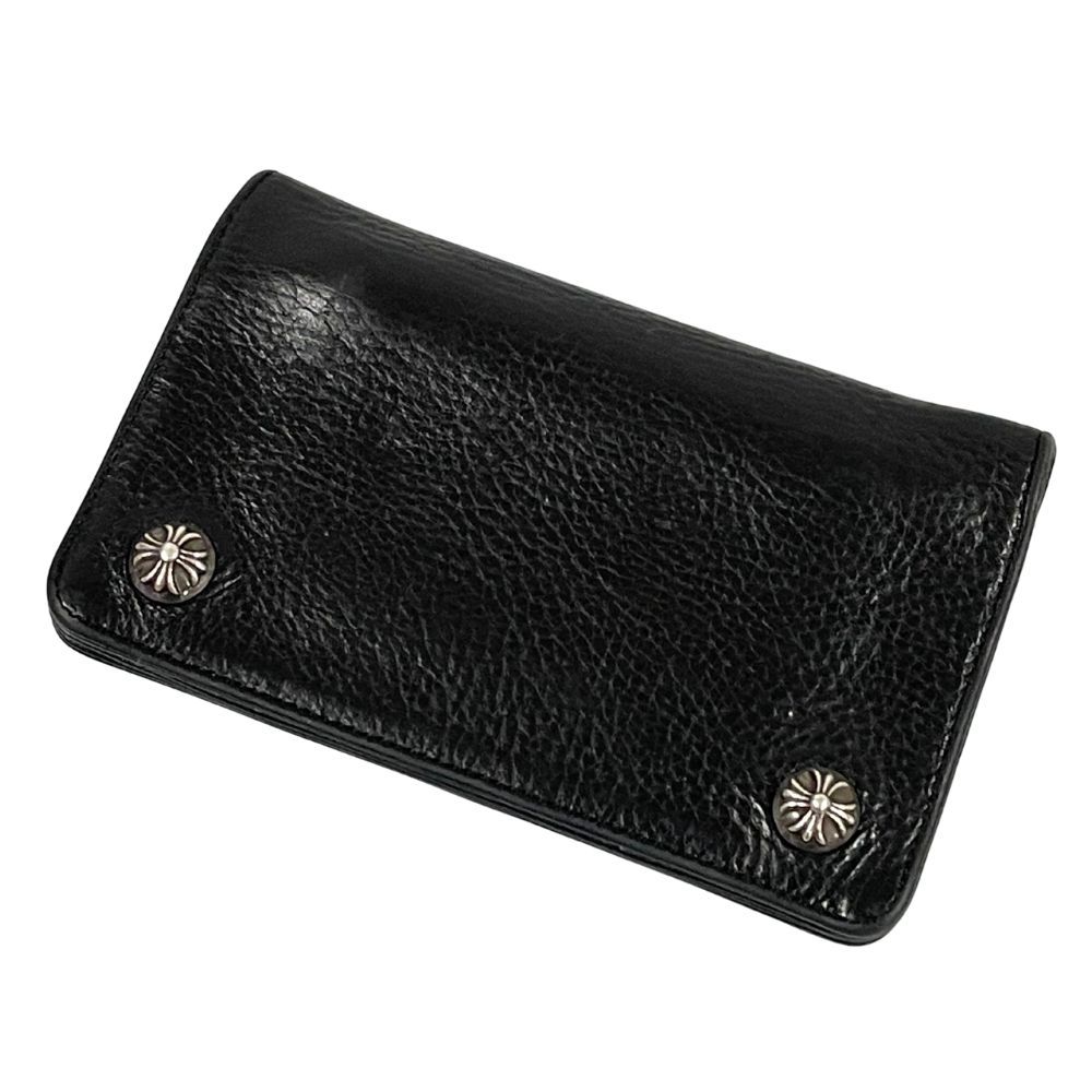 CHROME HEARTS クロムハーツ 1 ZIP 1ジップ クロスボールボタン レザー
