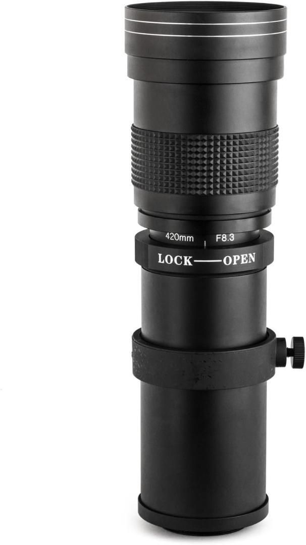 アプテカ (Opteka) 420-800mm f/8.3 HD望遠ズームレンズ - デジタル一眼