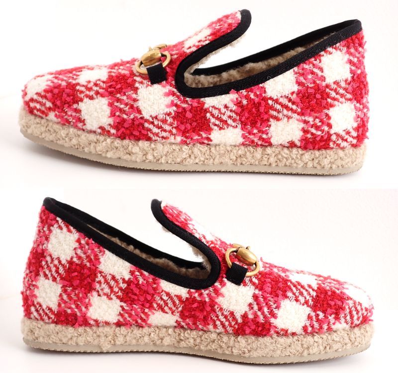 GUCCI(グッチ) ホースビット エスパドリーユフラットシューズ