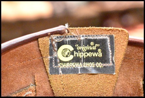 【希少・美品】chippewa チペワ 91068 9E エンジニアブーツ 9E 良品 黒タグ】Chippewa チペワ 91068 エンジニア コードバン