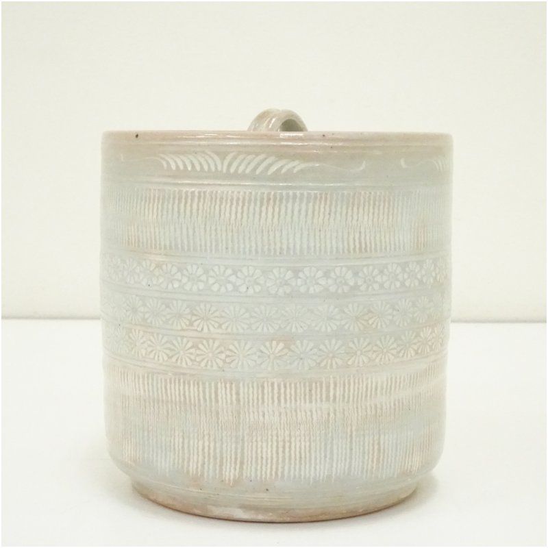 京焼 森里陶楽造 三島水指 共箱 水指し 茶道 茶道具 おしゃれ 水差し 抹茶 インテリア 茶器 水器 お茶 骨董 茶会 IMPECCABLEHEALTHCARESERVICES_COM