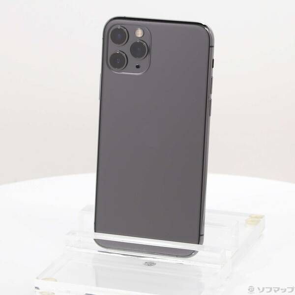 中古品〕 iPhone11 Pro 64GB スペースグレイ MWC22J／A SIM