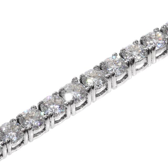 モアサナイト Moissanite テニスネックレス シルバー .925Silver