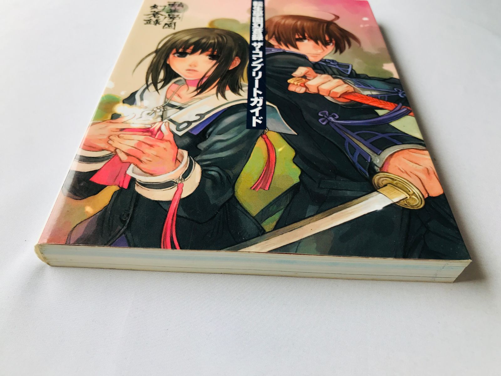 転生學園幻蒼録 ザ・コンプリートガイド 攻略本 初版 栞 ハガキ Tensei
