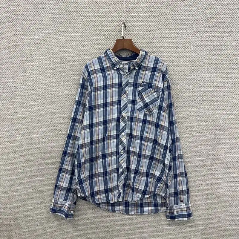 Tommy Hilfiger(トミーヒルフィガー) カジュアル チェック ポケット シャツ 105 S07493