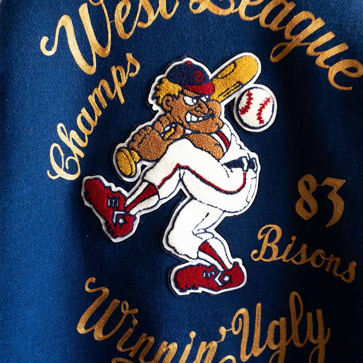 雰囲気抜群 WHITESVILLE フルデコ レザースリーブ スタジャン 40 スタジアムジャンパー ホワイツビル 25090729 WWW_NOITHATQUANGTHANH_NET