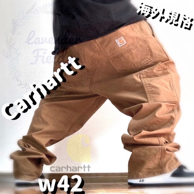 Carhartt　ダック地　ワークパンツ　カーハート　キャメル