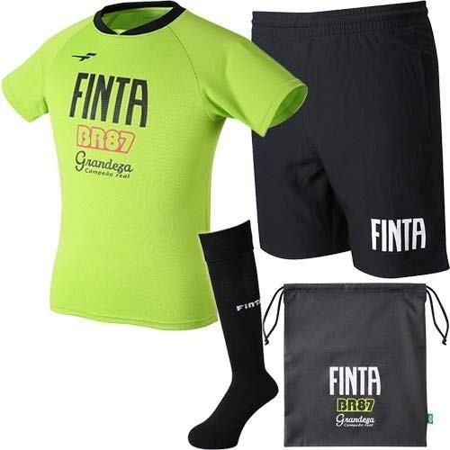 フィンタ(FINTA) ジュニア サッカー プラクティスセットA FT7423 ライム×ブラック 160cm