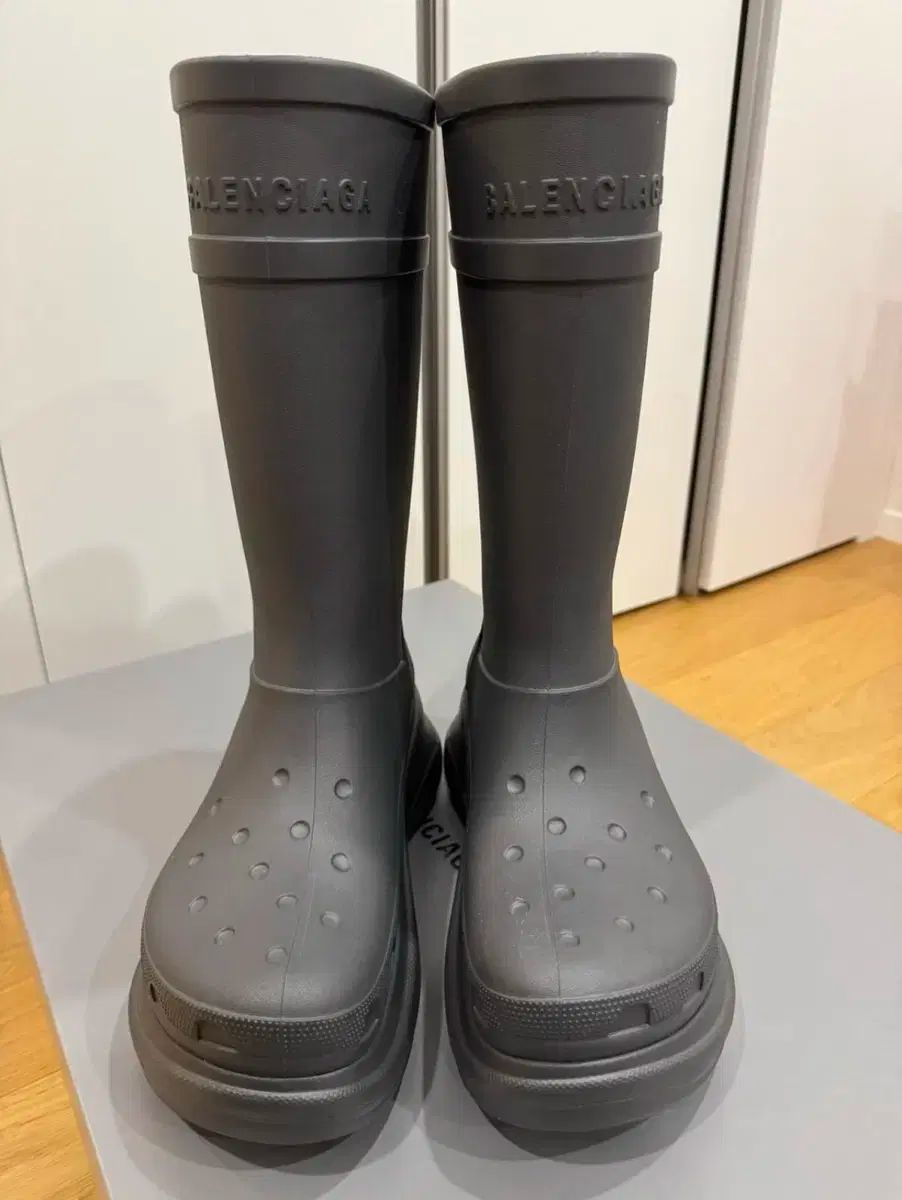 BALENCIAGA(バレンシアガ) crocs(クロックス) ラバー ブーツ グレー 43
