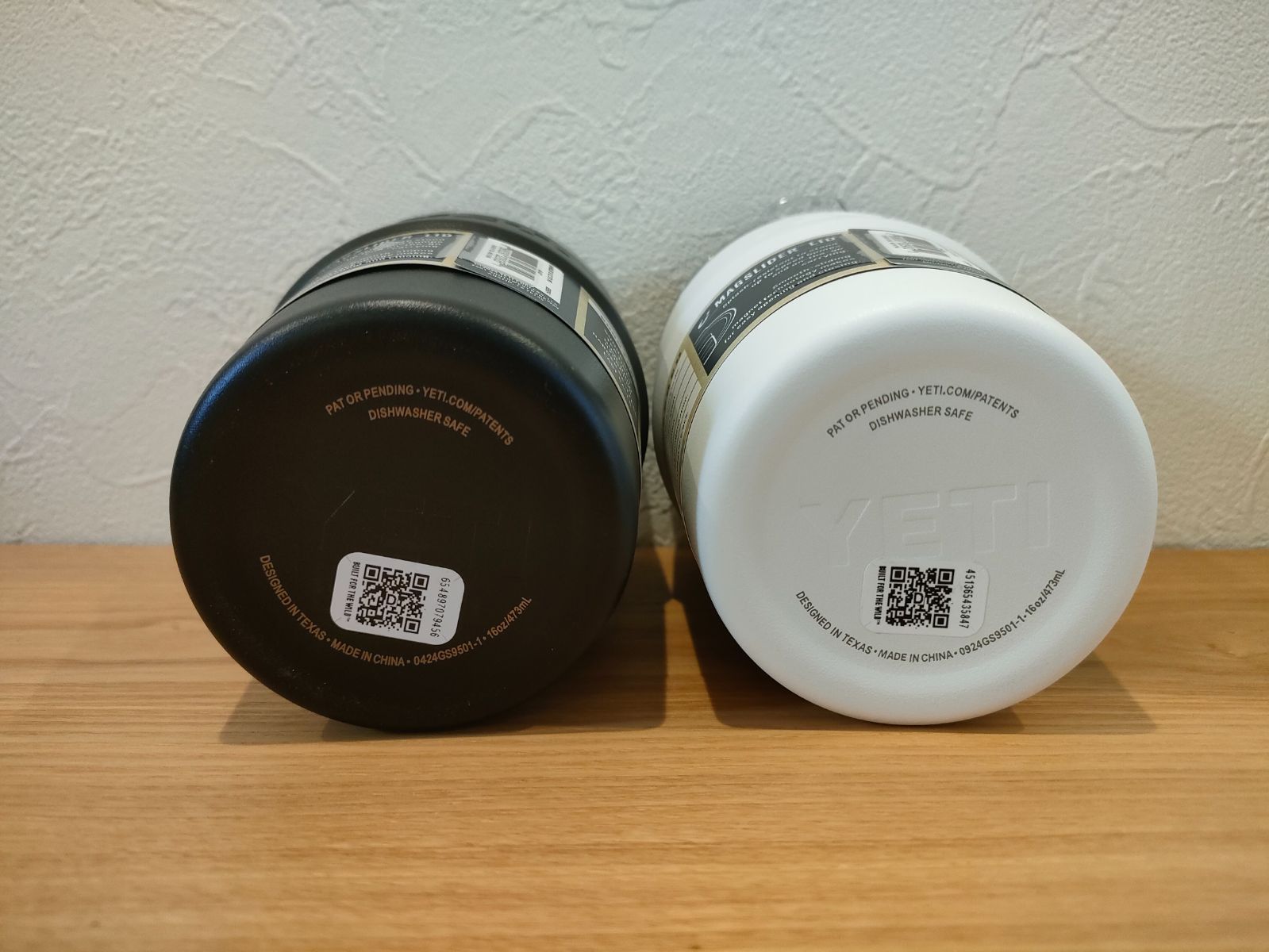 未使用品 YETI RAMBLER 16oz ブラック 2個セット スタッカブル yeti