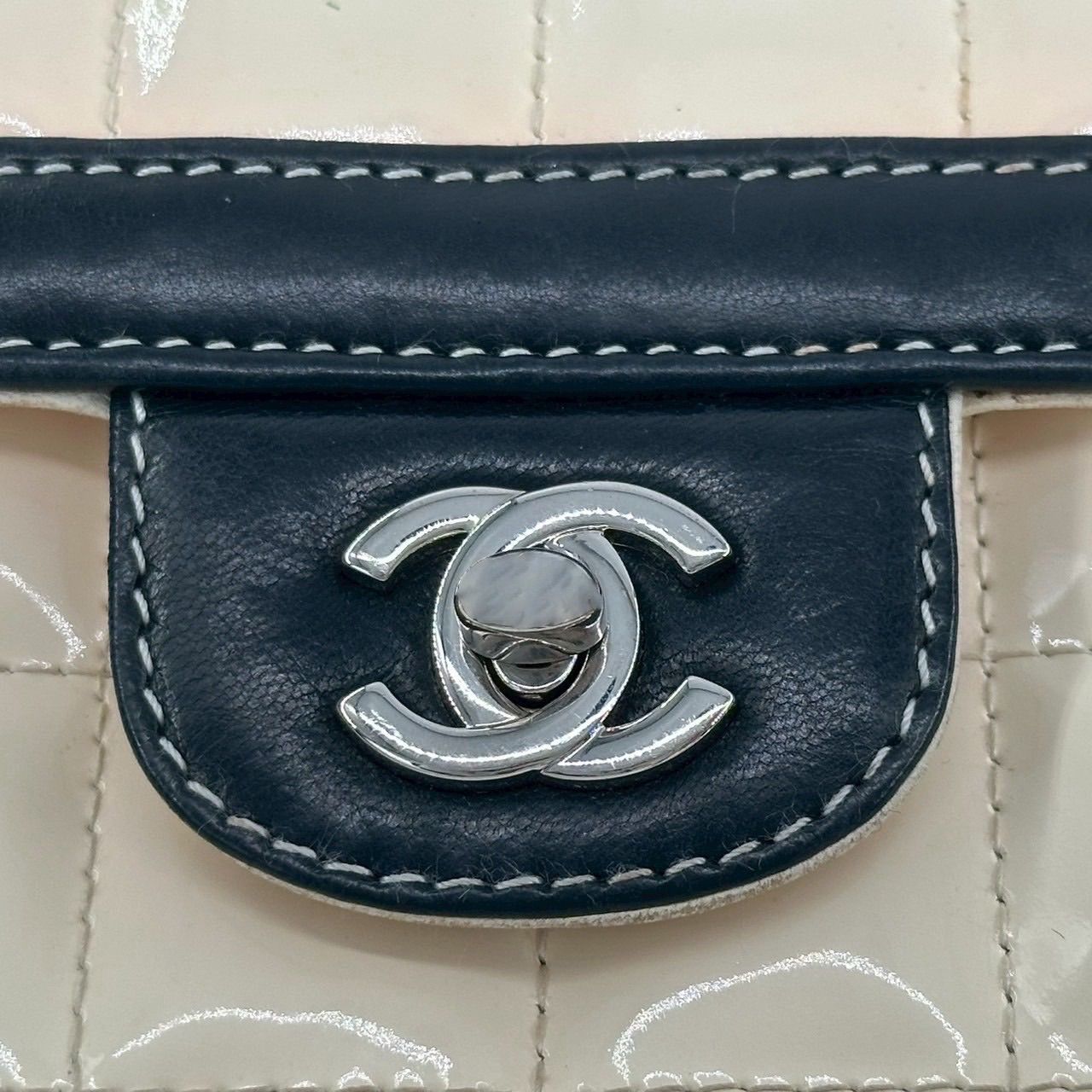 希少】CHANEL チョコバー ターンロック チェーンショルダー