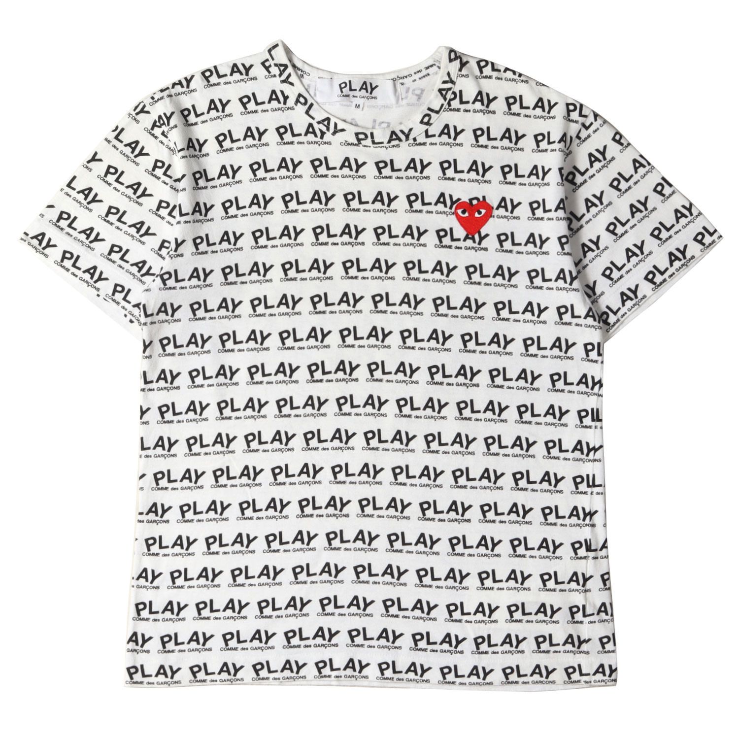 COMME des GARCONS コムデギャルソン Tシャツ サイズ:M プレイ ハート 