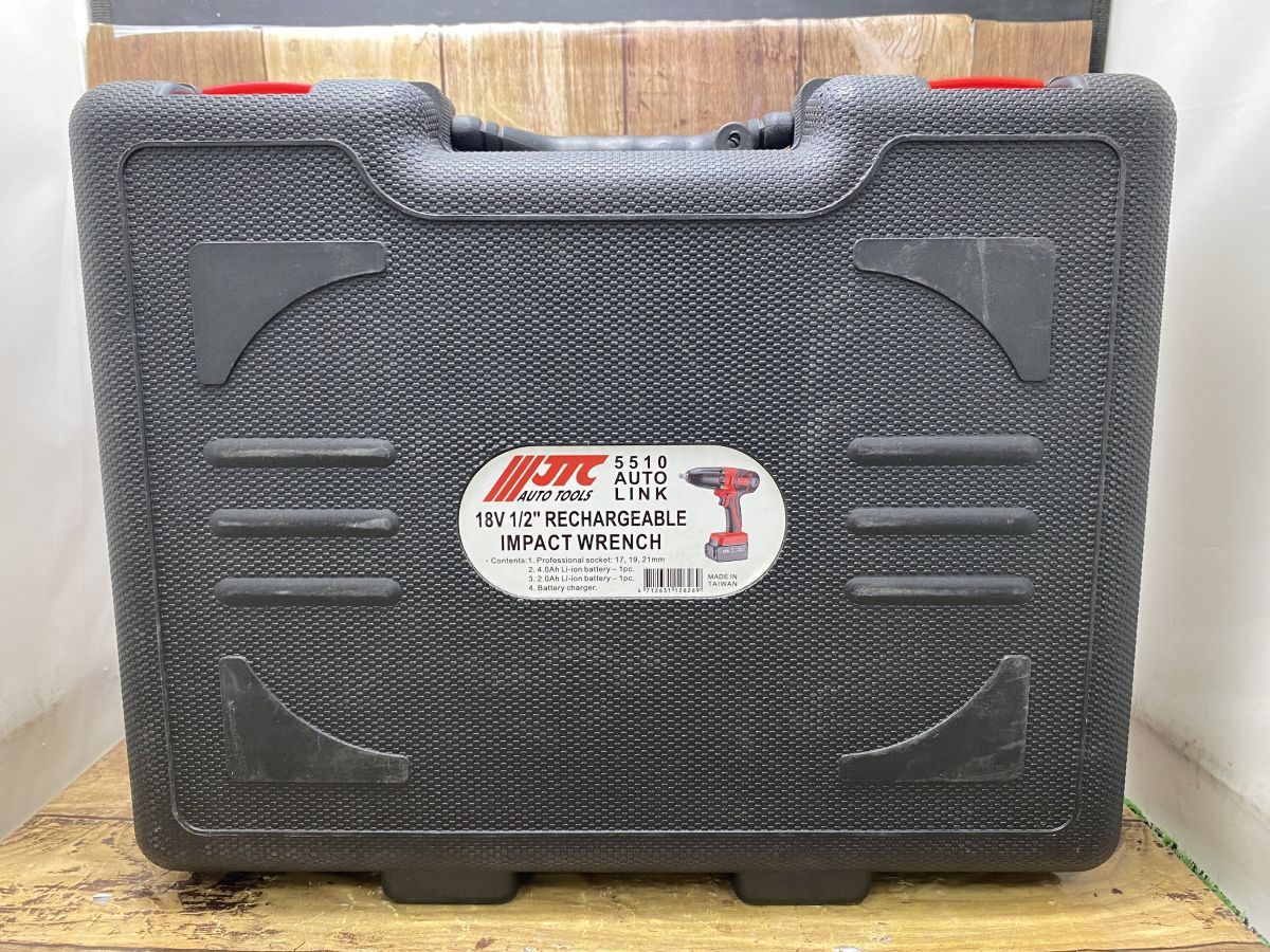 JTC JTC5510 電動インパクトレンチ 穴あけ締付工具 JTC AUTO TOOLS 18V 4.0Ah 電動ツール - メルカリ