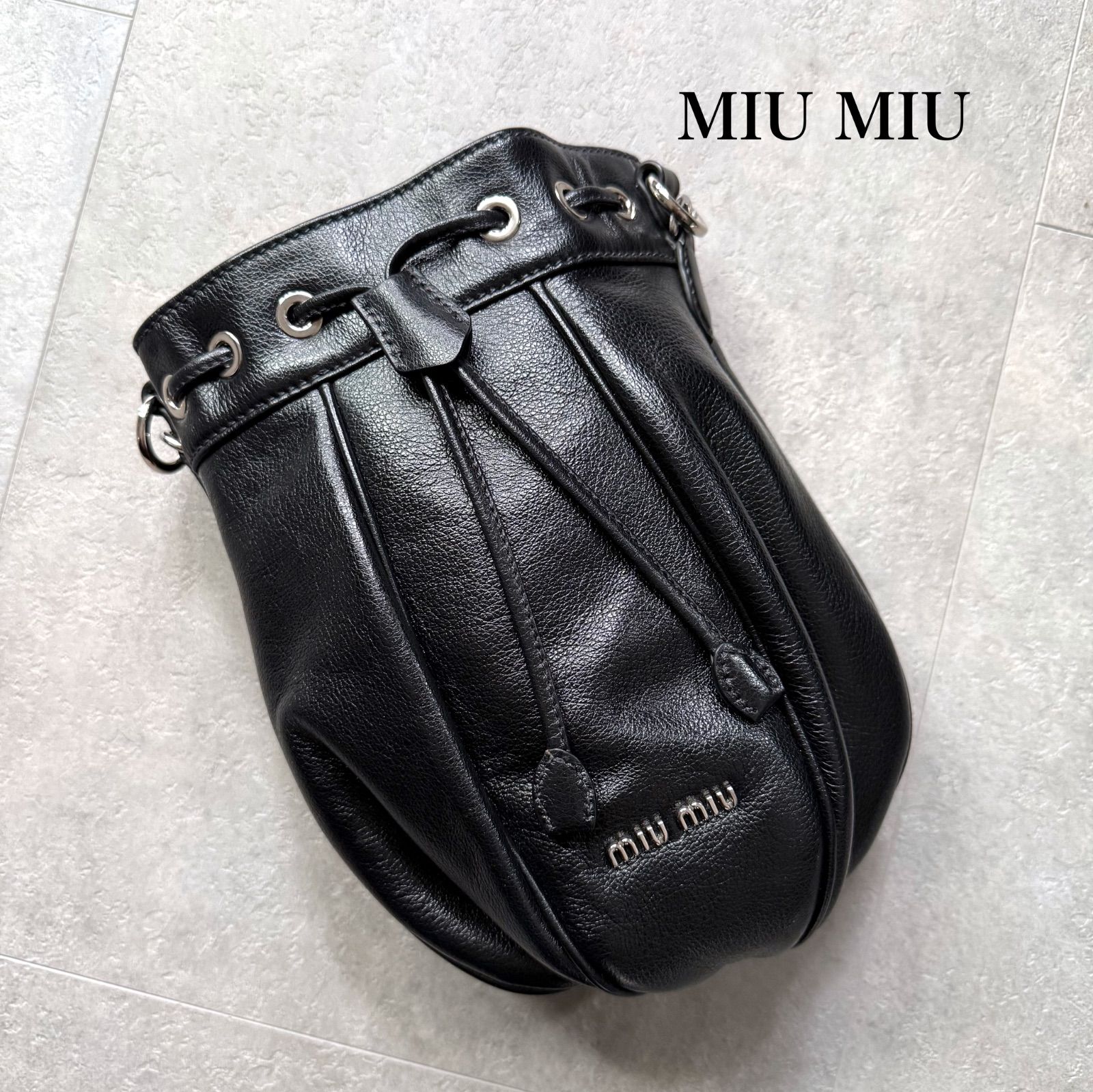 miu miu ハンドバック 美品 MIU MIU - 【中古】MIU MIU ミュウミュウ 