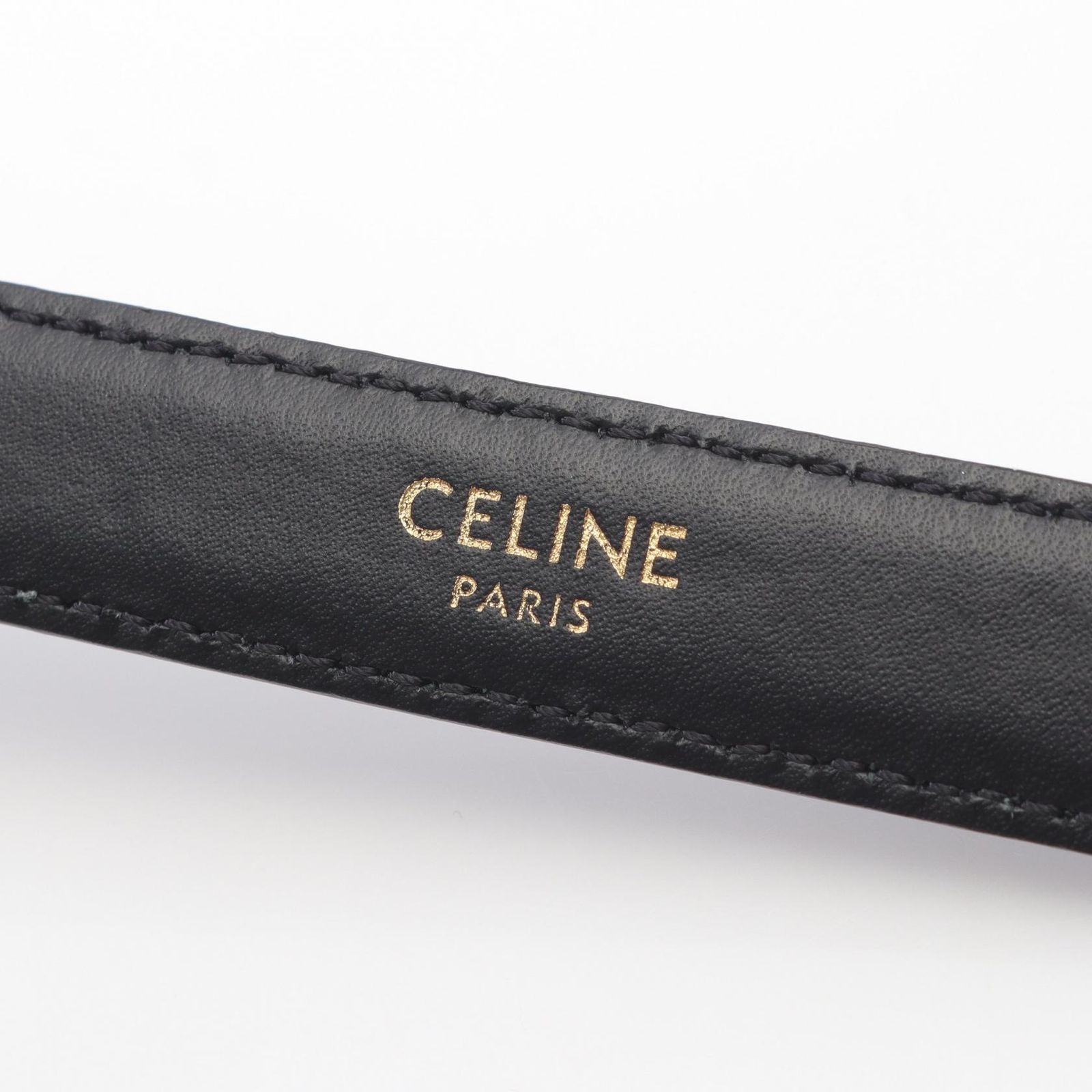 セリーヌ CELINE ベルト トリオンフ 18MM スモール ブラック