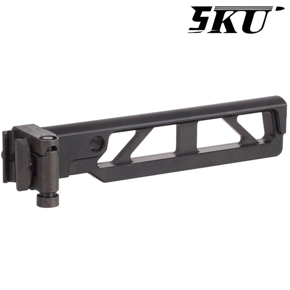 5KU JMAC ST-6タイプ M4 スケルトンフォールディングストックアダプター Black 20mmレール用