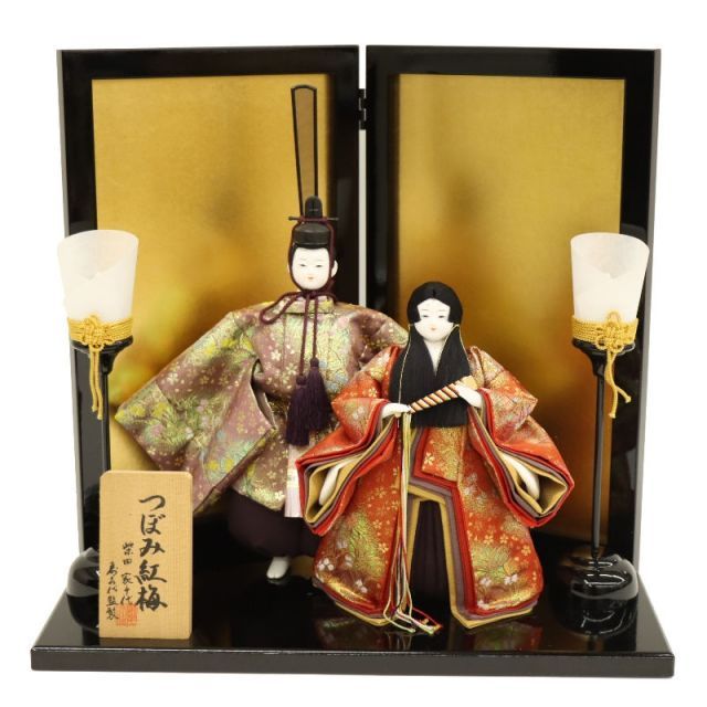 ☆柴田家千代作☆雛人形☆台・屏風セット物 ひな祭り 桃の節句