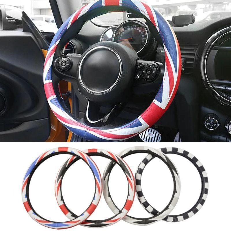 ハンドルカバー 全4色 送料無料 PUレザー製 BMW MINI ミニ