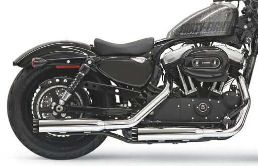 FIREPOWER スリップオンマフラー 2014〜22年スポーツスター|Fluted