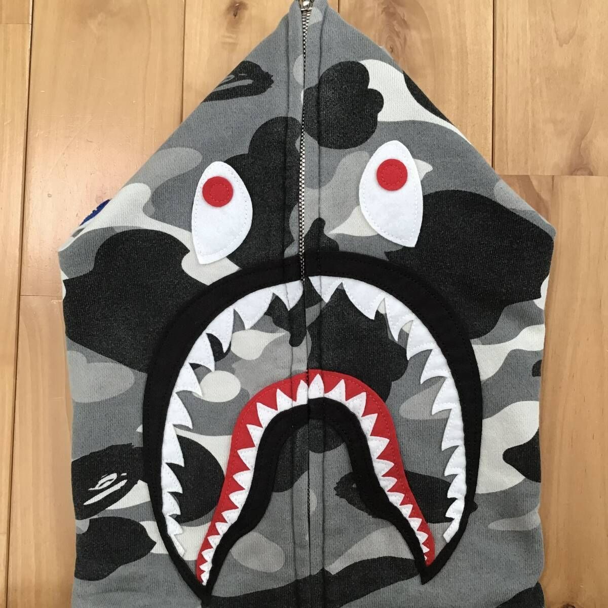 NFS限定 BAPE camo シャーク パーカー Mサイズ shark full zip hoodie 