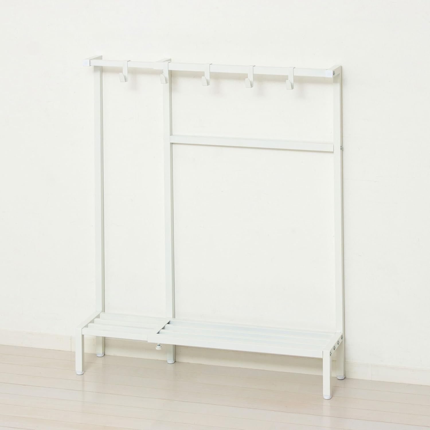 カバン掛け 収納 ラック フック 置き台 玄関 伸縮式 おしゃれ 白 鞄 かばん かけ クリスマス 新生活