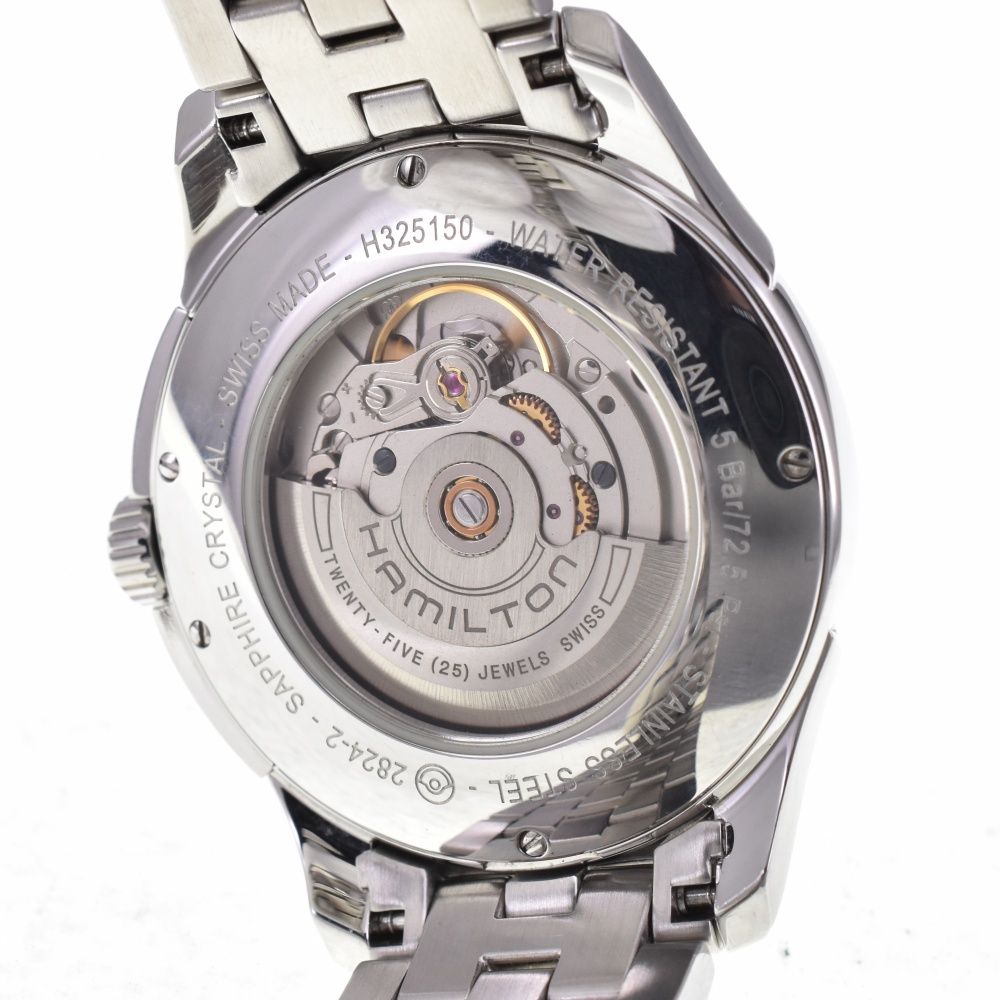 ハミルトン ジャズマスター ビューマチック オート H325150 自動巻き ハミルトン HAMILTON H325150 ジャズマスター ビューマチック 裏