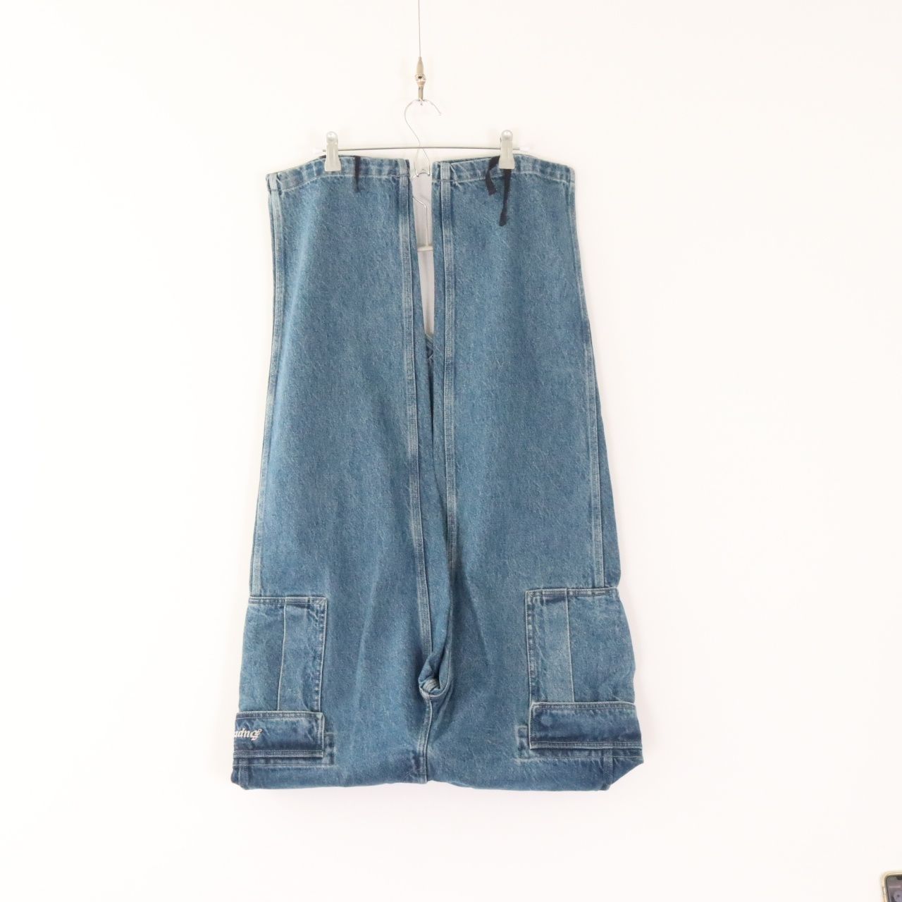 【新品】SUPREME シュプリーム S メンズ パンツ オーバーオール 22AW Cargo Denim Overalls Washid Blue カーゴデニムオーバーオールウォッシュドブルー 新品 古着