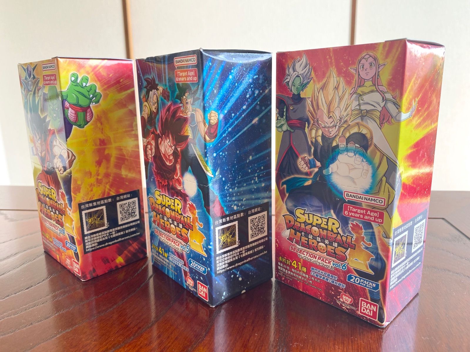 香港版スーパードラゴンボールヒーローズ セレクションパックvol.４
