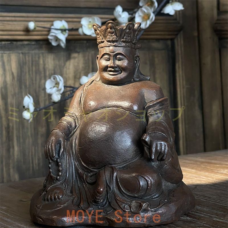 石像 仏像 宝冠弥勒仏 禅意 玄関 書斎 茶室 机面 供養 装飾品 置物 WWW_IBETON_RU