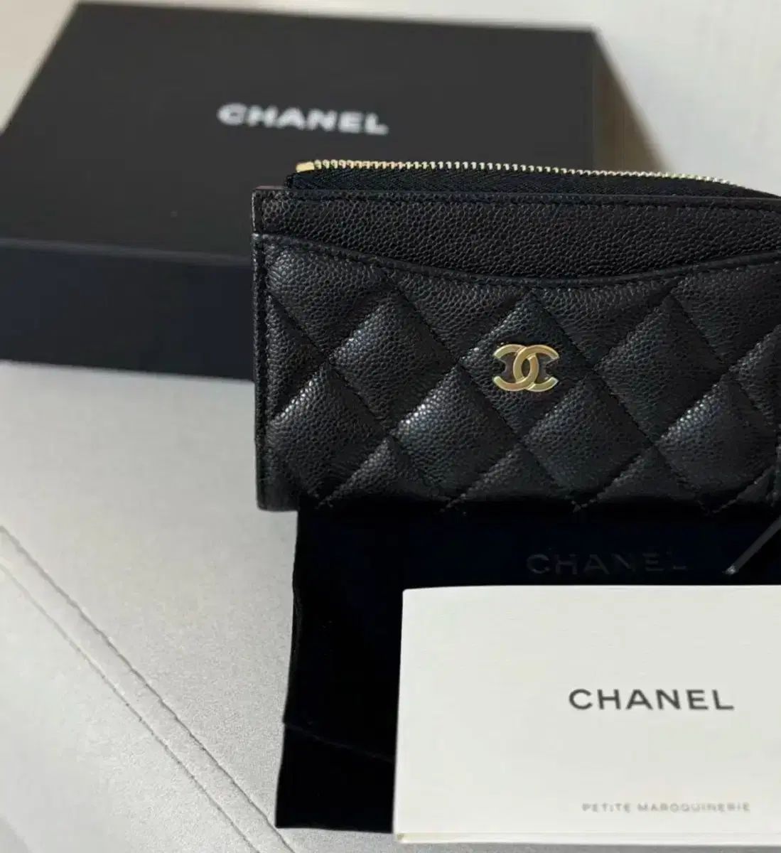 Chanel(シャネル) AP3179 クラシック ファスナー キャビア