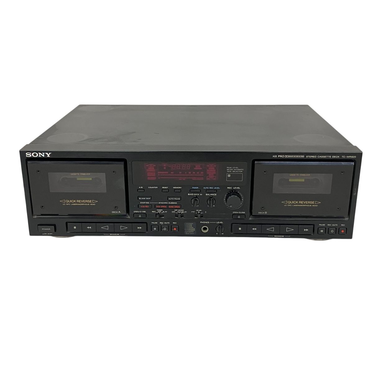 SONY TC-WR820 HX PRO Wカセットデッキ ソニー ダブルデッキ