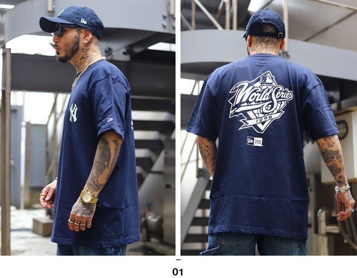 ニューエラ Tシャツ 半袖 全4種 大きいサイズ MLB ヤンキース NY